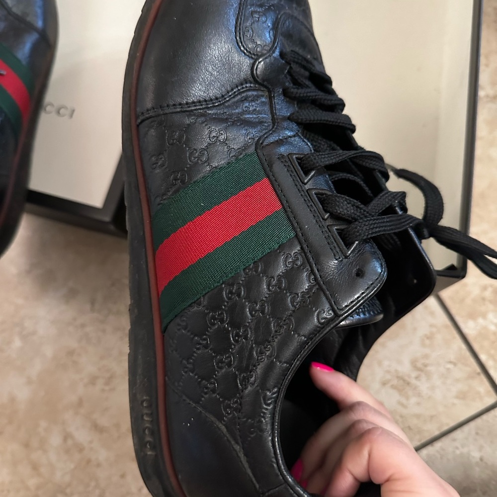 mens gucci sneakers on sale